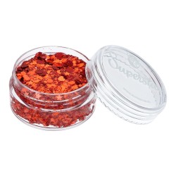 Superstar Cosmetische Glitter | Chunky Glitter Cream | Orange Red Kielegat 10ml