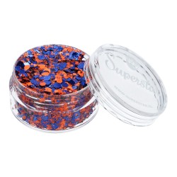 Superstar Cosmetische Glitter | Chunky Glitter Cream | Orange Blue Lampegat 10ml