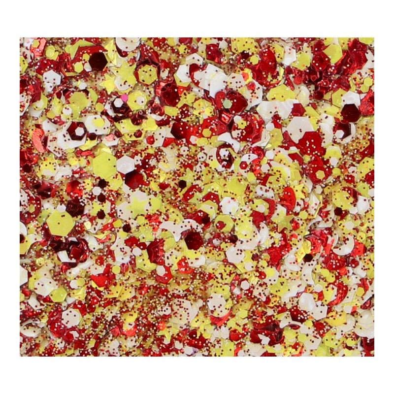 Superstar Cosmetische Glitter | Chunky Glitter Cream | Zotte Mix Oeteldonk 10ml