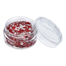 Superstar Cosmetische Glitter | Chunky Glitter Cream | Wit Rood Brabant 10ml