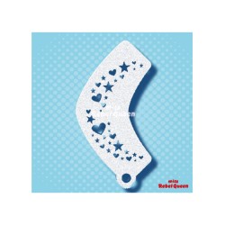 MRQ Face Paint Stencil | Hartjes en sterretjes