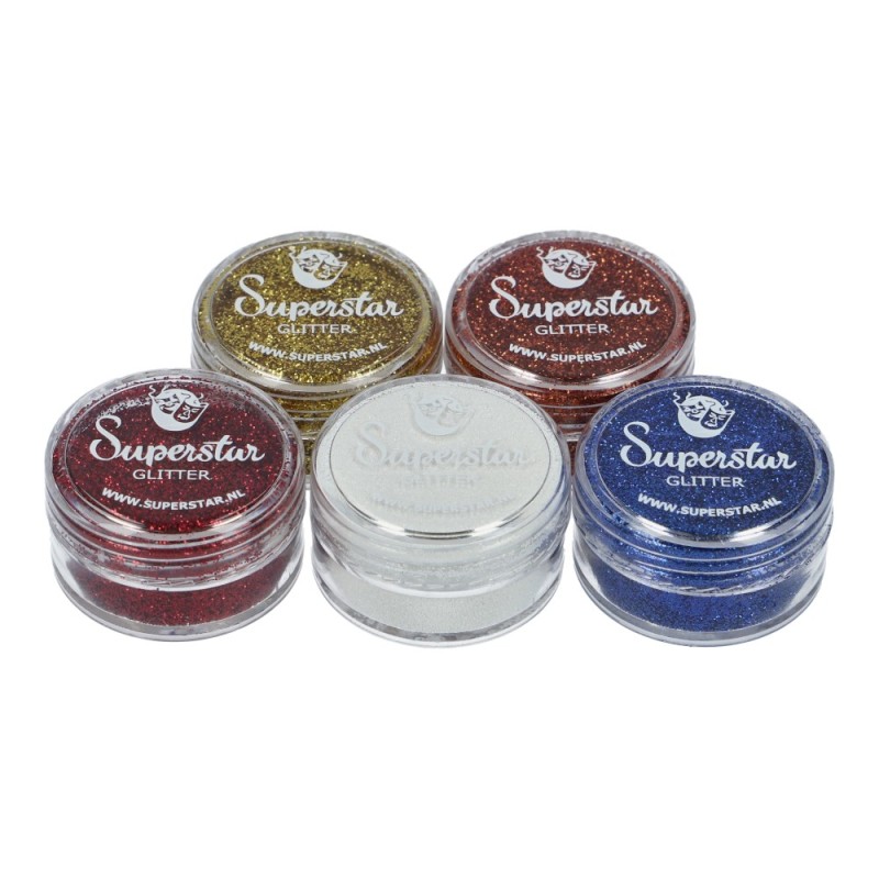 Losse glitters vindt u bij Noddies!
