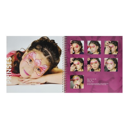 Allerlei soorten technieken zijn te vinden in onze schminkboeken!