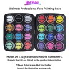 Jest Paint - Ultimate Professionele Face Painting Case met Twee Uitneembare Foam Inserts