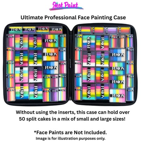 Jest Paint - Ultimate Professionele Face Painting Case met Twee Uitneembare Foam Inserts