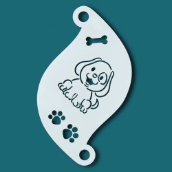Schminksjabloon voor details | Superstar Facepaint  Stencil - Cute Dog  SJ-77051